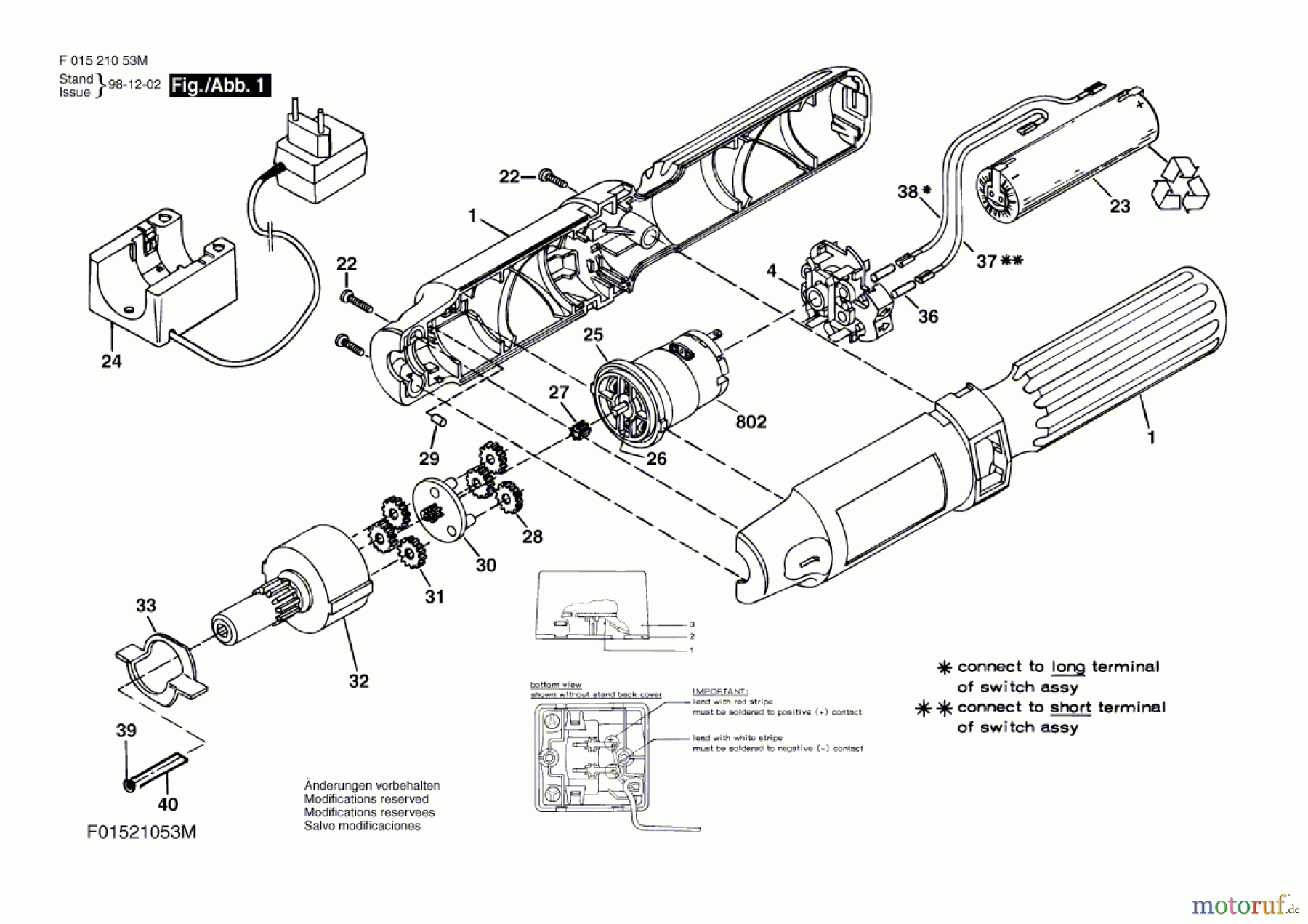 Bosch Akku Werkzeug Akku-Schrauber 2105 Seite 1