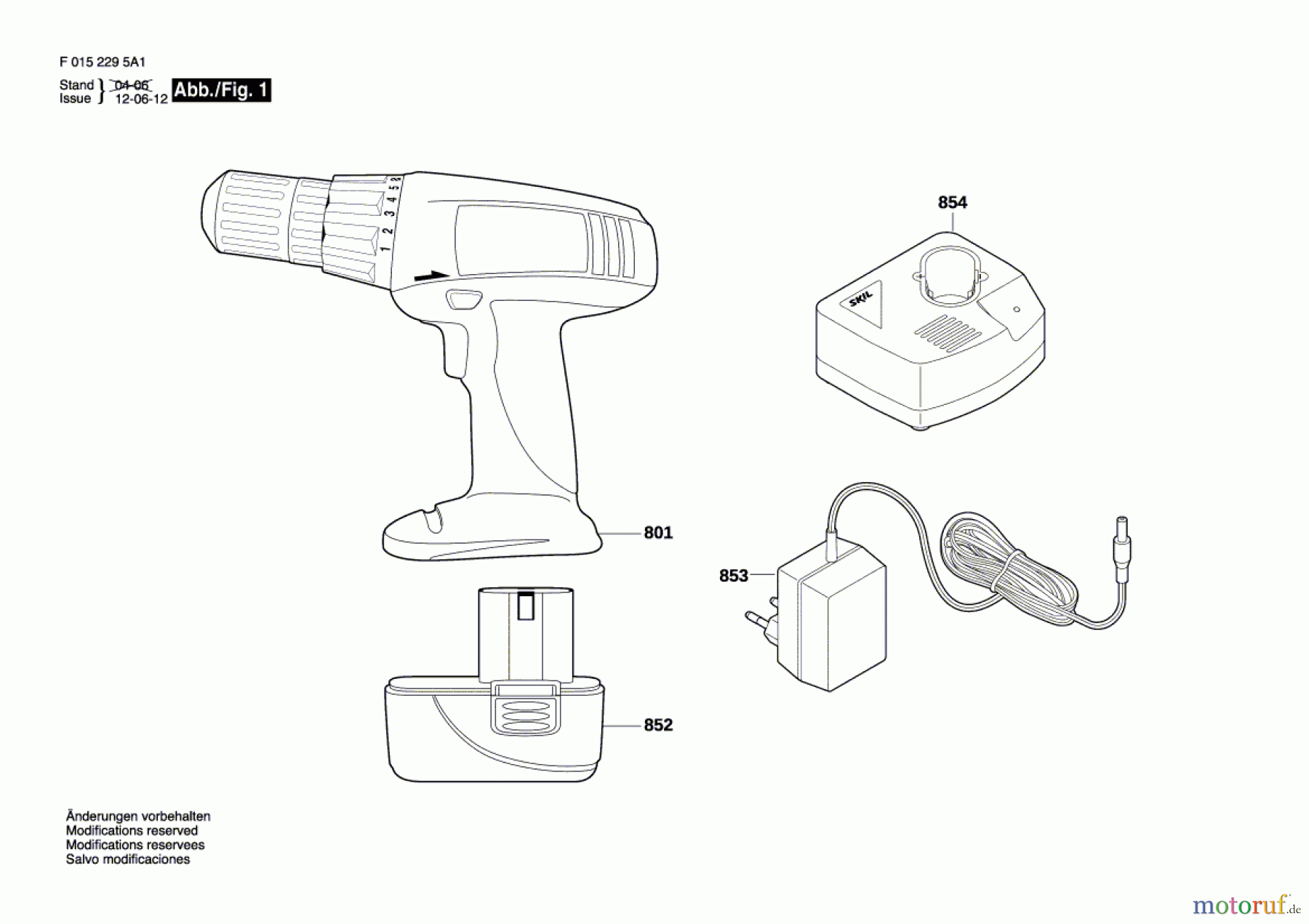 Bosch Akku Werkzeug Akku-Bohrschrauber 2395 Seite 1