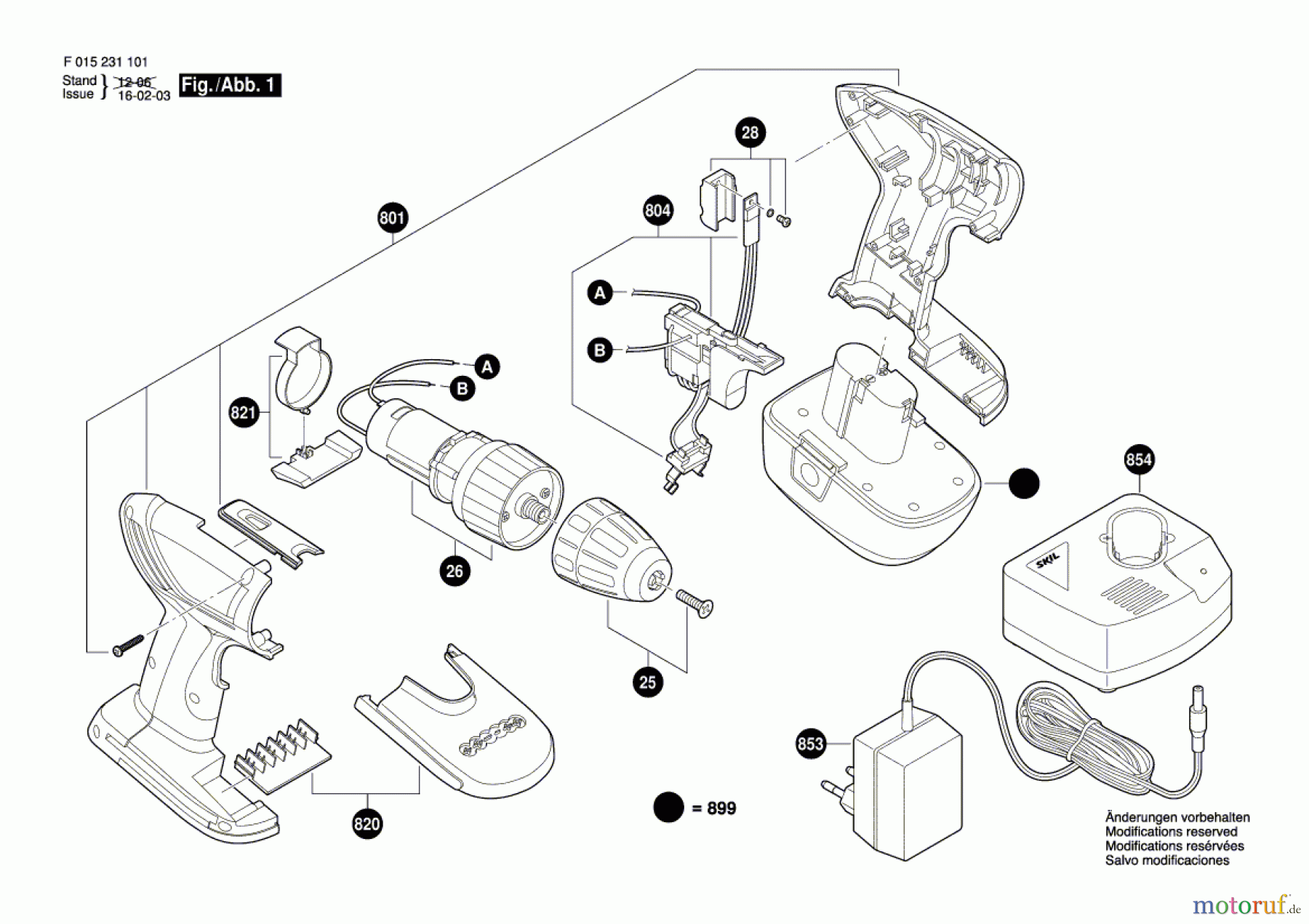 Bosch Akku Werkzeug Akku-Bohrmaschine 2511 Seite 1