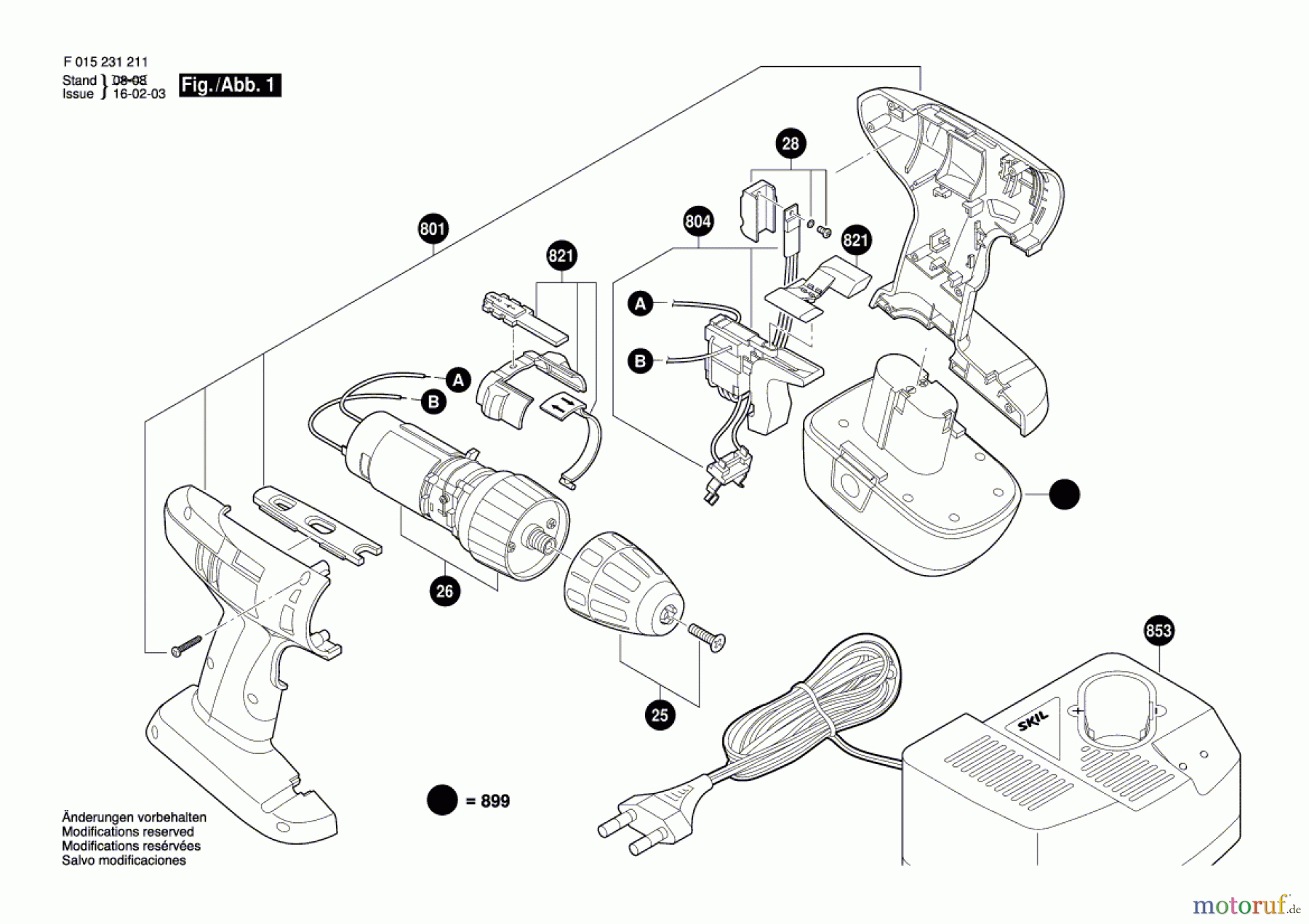 Bosch Akku Werkzeug Akku-Bohrmaschine 2412 Seite 1
