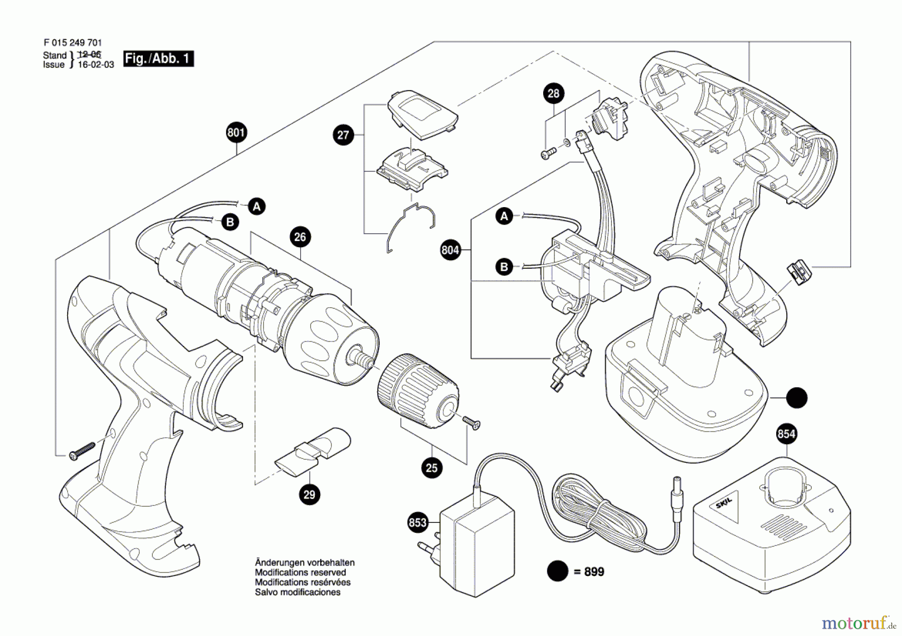 Bosch Akku Werkzeug Akku-Schlagbohrmaschine 2597 Seite 1