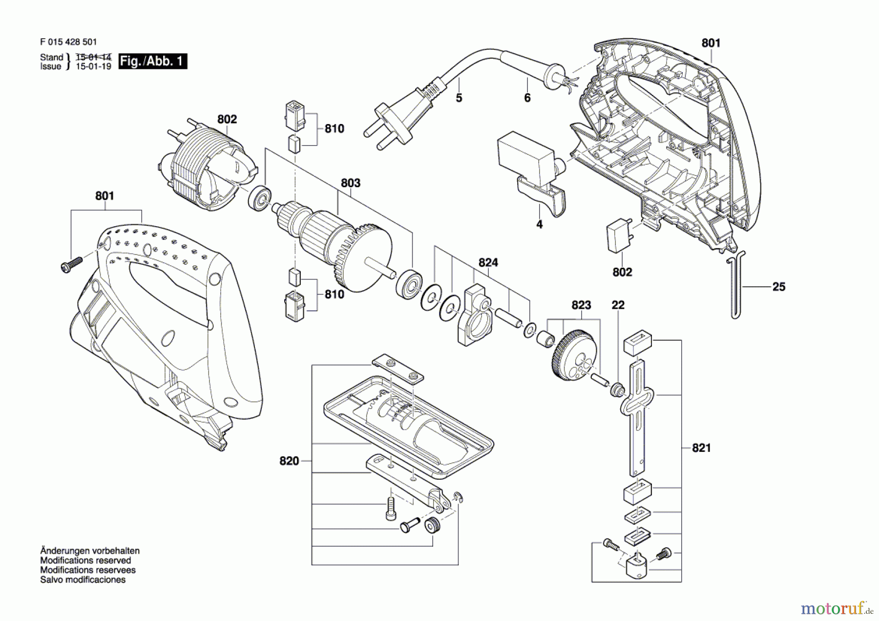 Bosch Werkzeug Stichsäge 4285 Seite 1