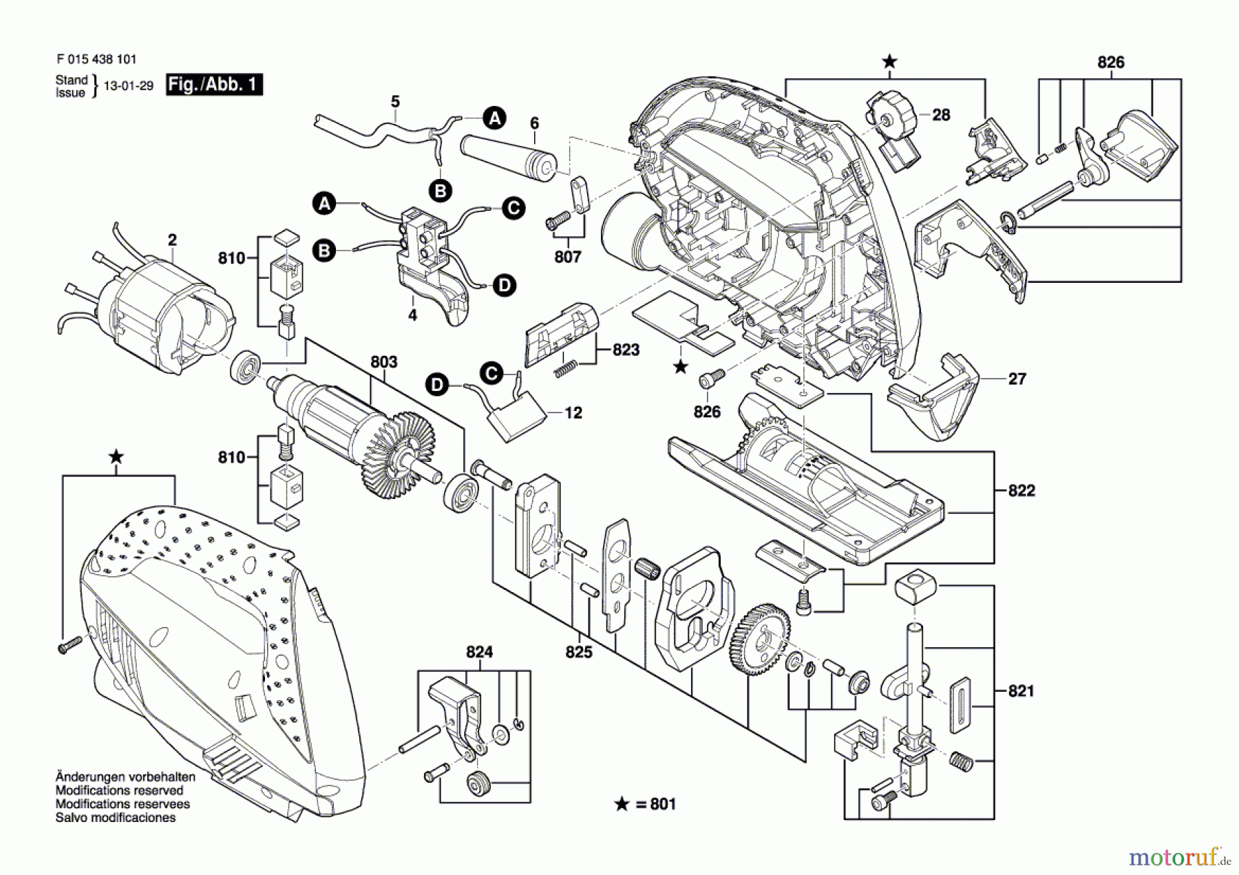  Bosch Werkzeug Laubsäge 4381 Seite 1
