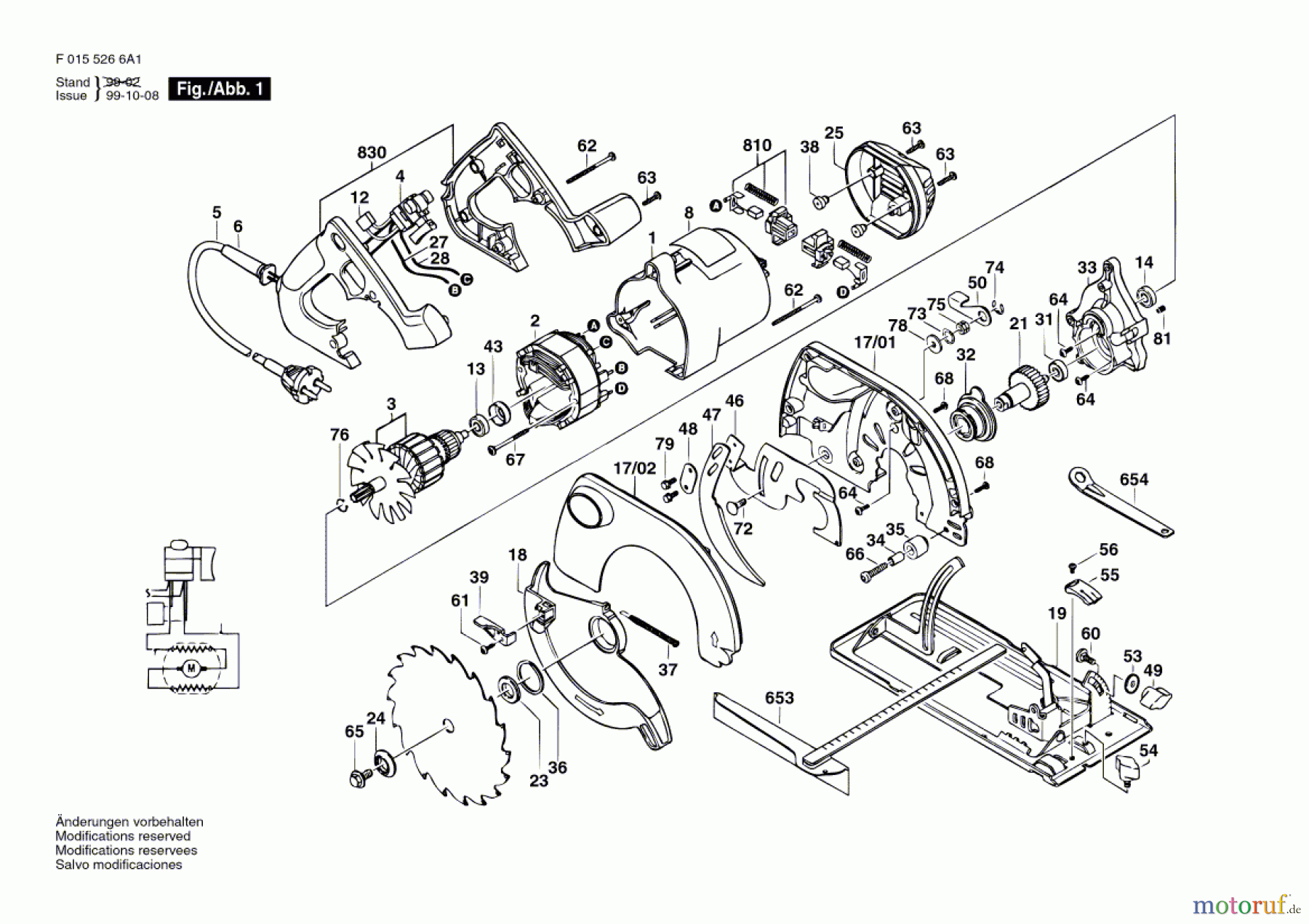 Bosch Werkzeug Drehwerkzeug 5266 Seite 1