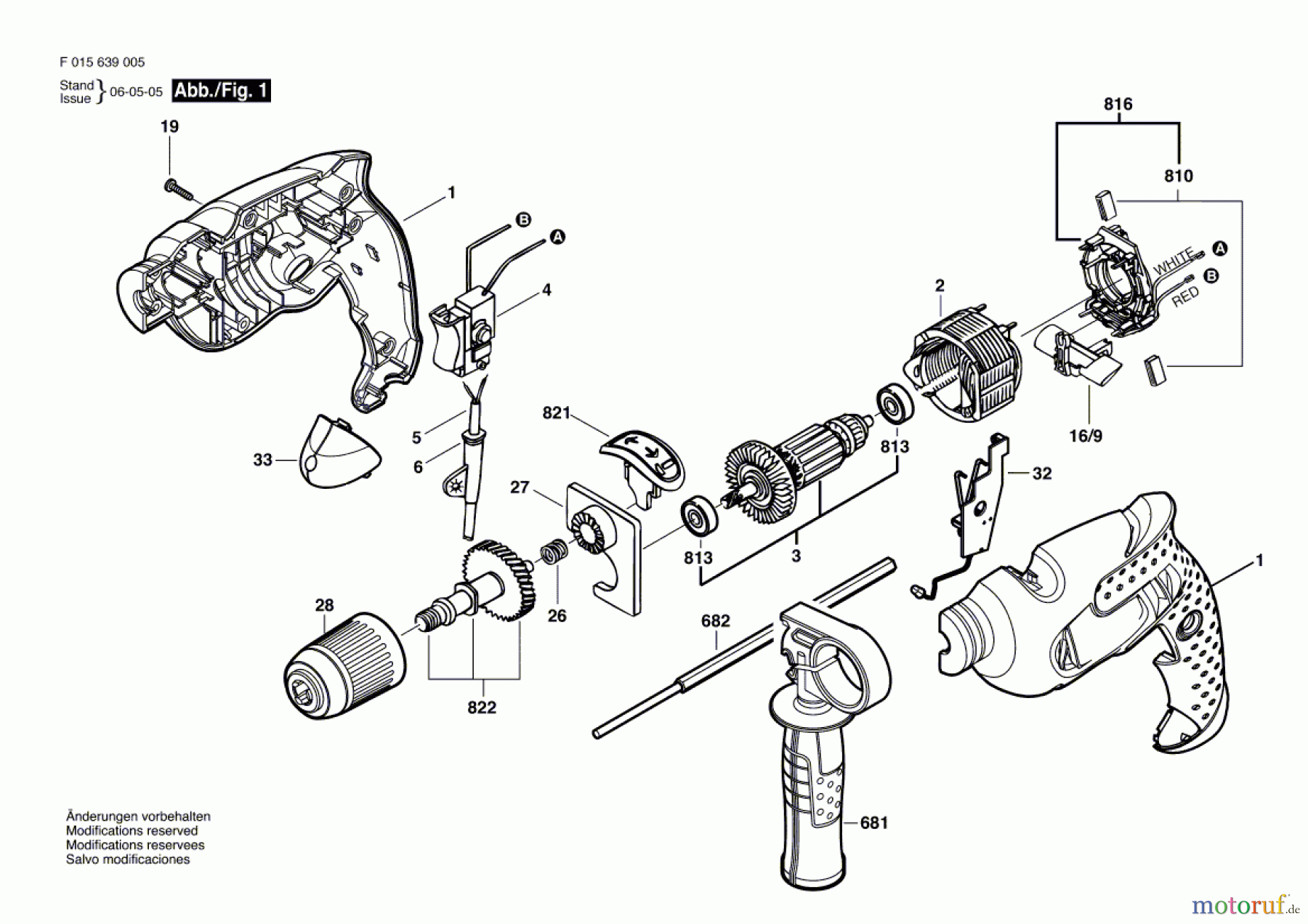 Bosch Werkzeug Schlagbohrmaschine 6390 Seite 1