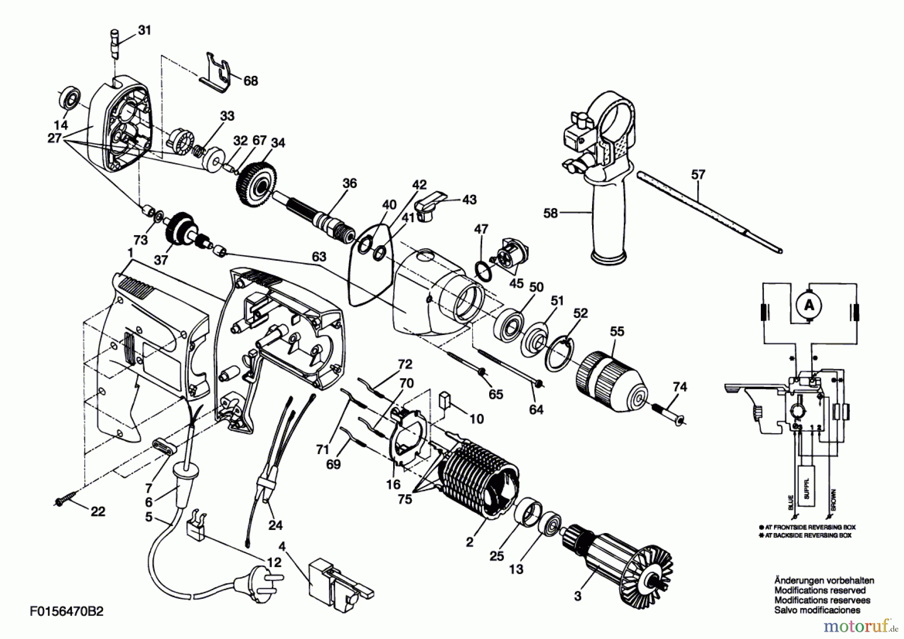 Bosch Werkzeug Ratsche 6470 H2 Seite 1