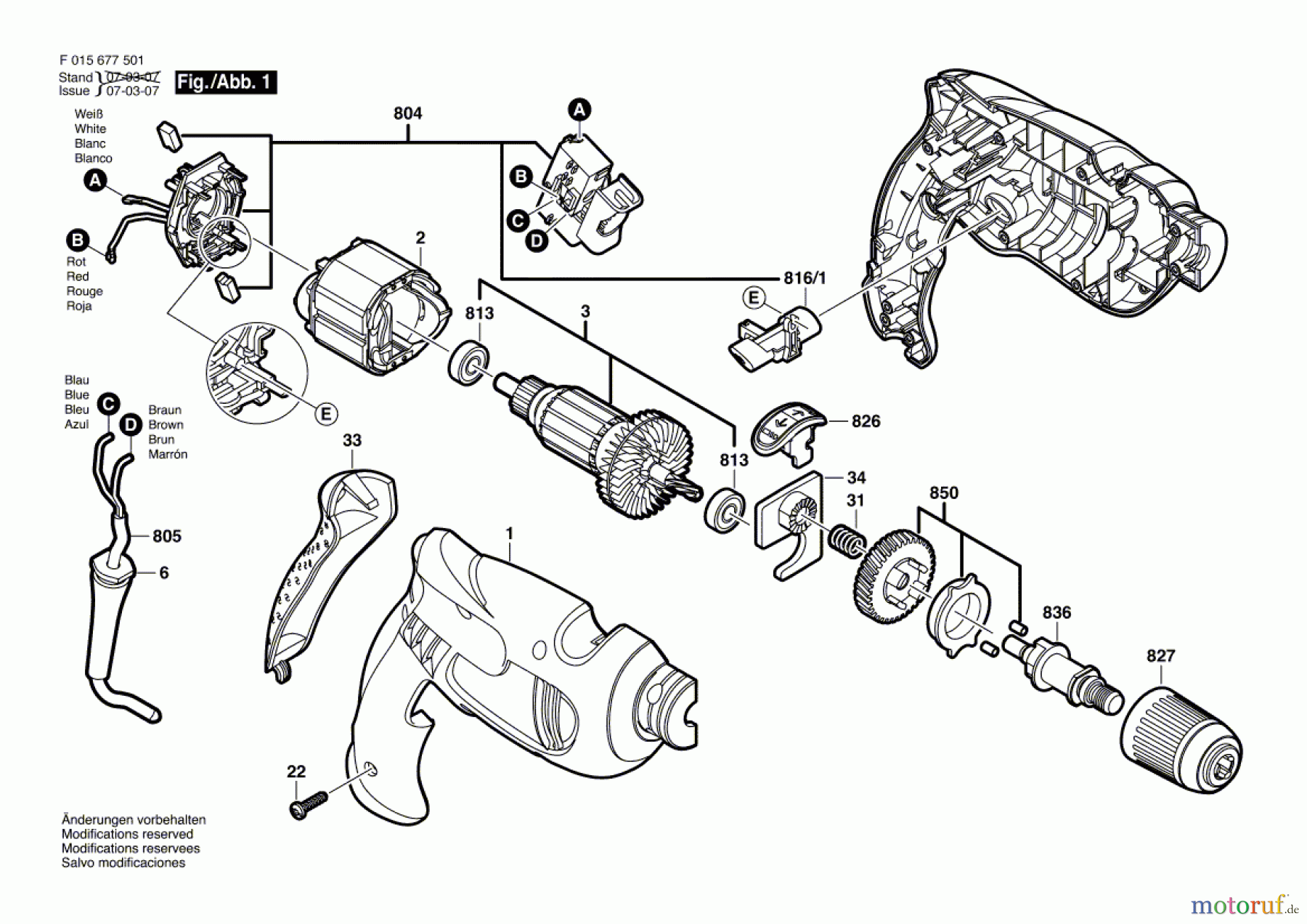 Bosch Werkzeug Schlagbohrmaschine 6775 Seite 1