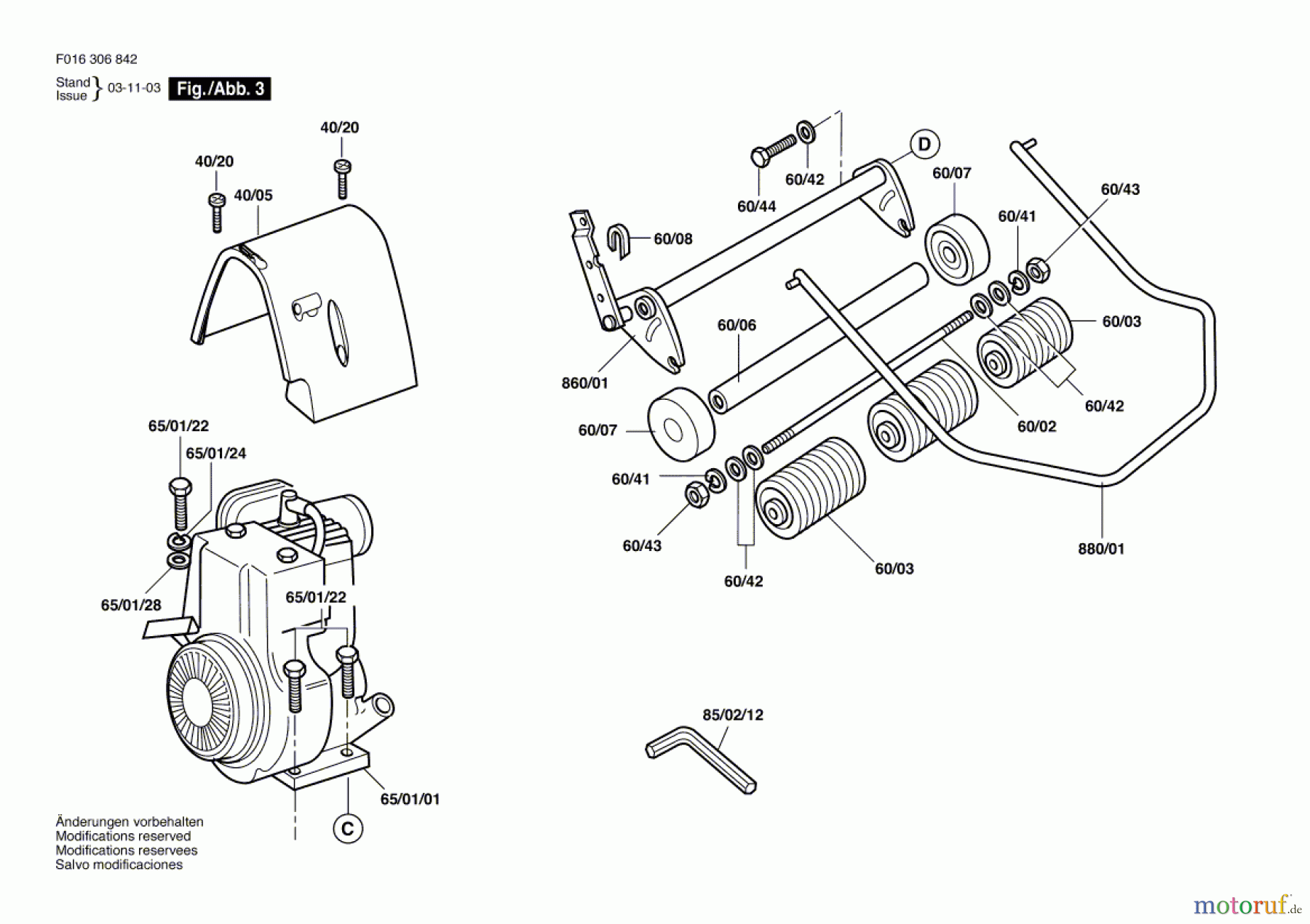 Bosch Gartengeräte Rasenmäher CLASSIC Petrol 43S Seite 3