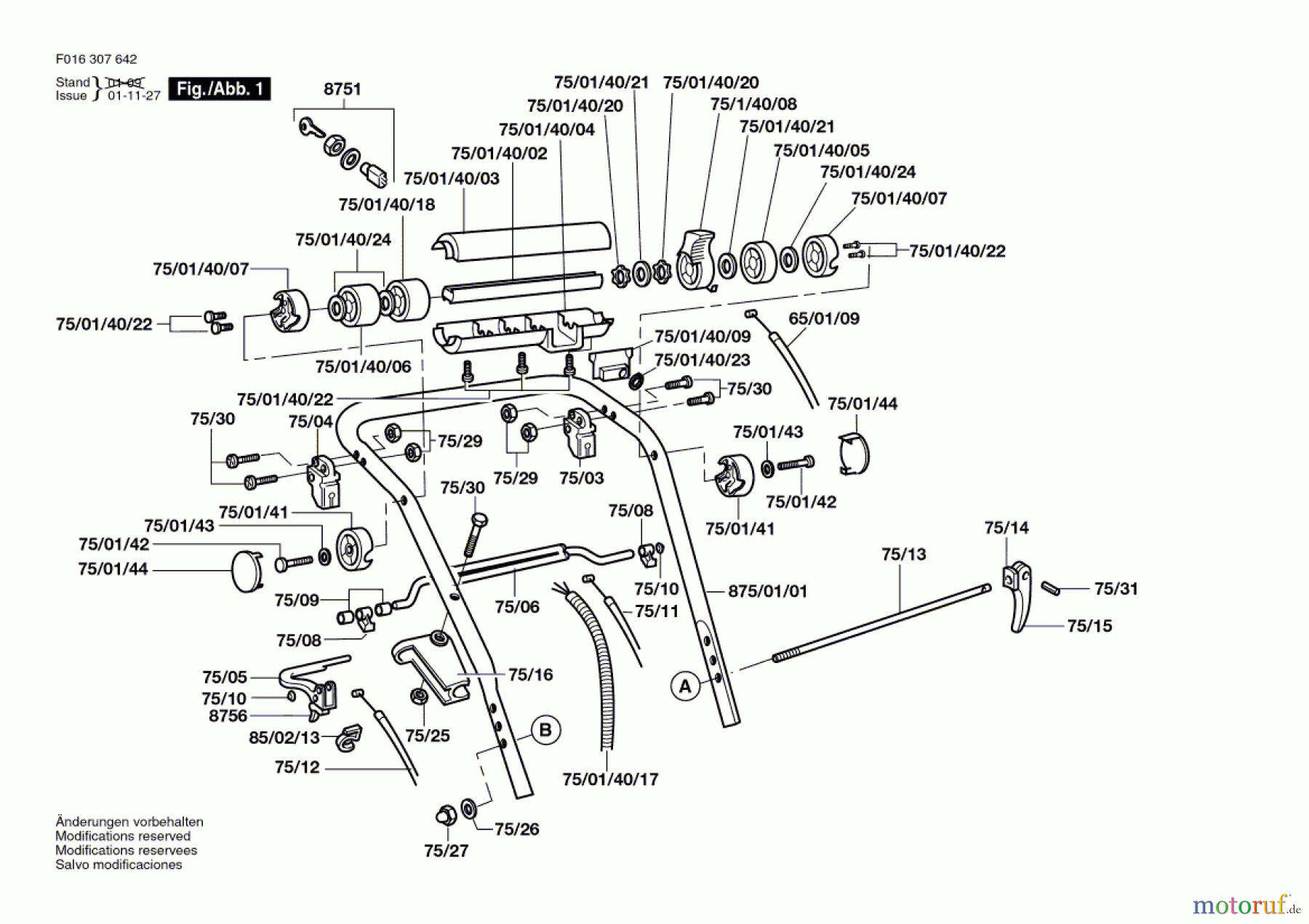 Bosch Gartengeräte Rasenmäher BALMORAL 14SE Seite 1