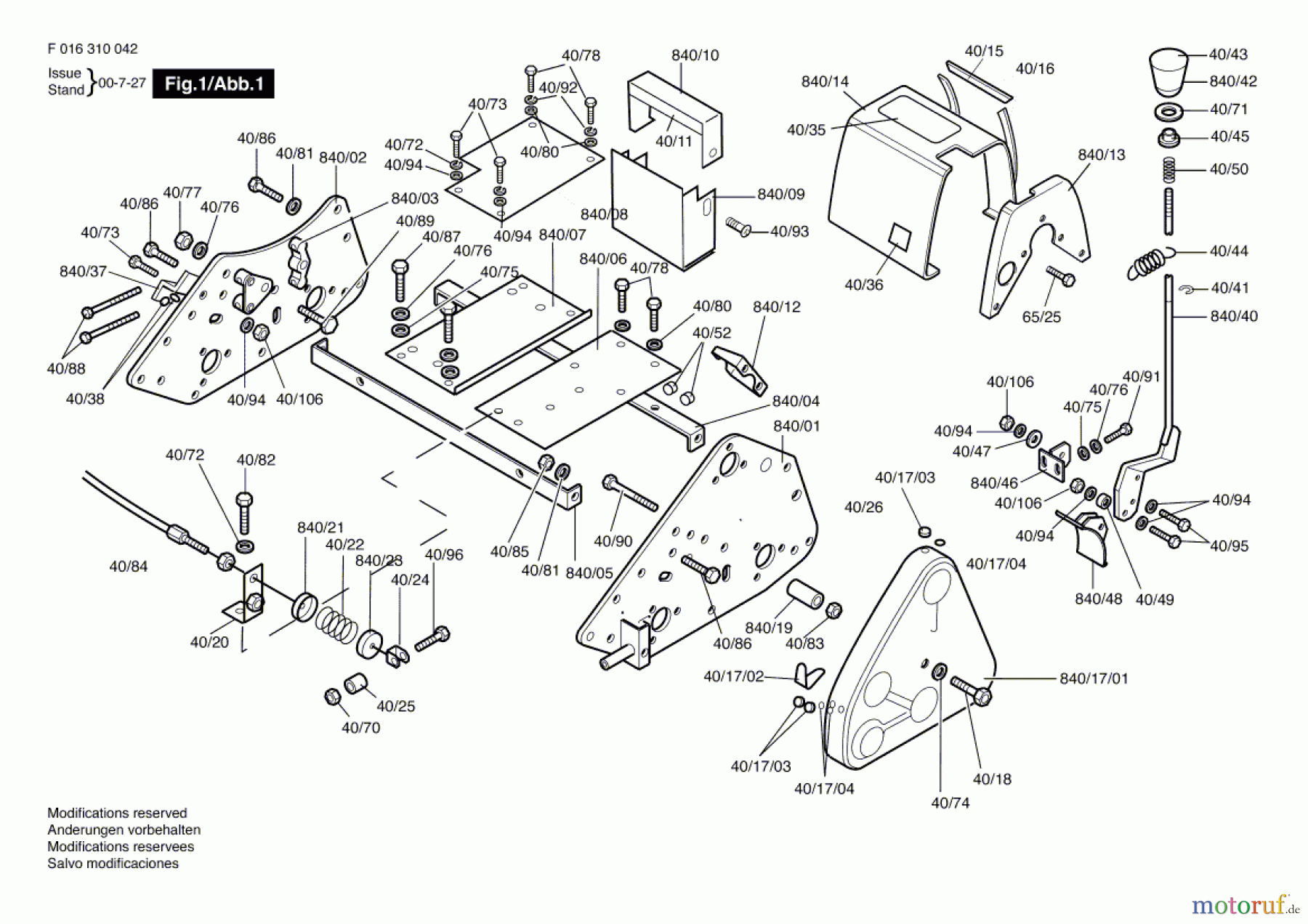  Bosch Gartengeräte Rasenmäher ROYALE 20 Seite 1