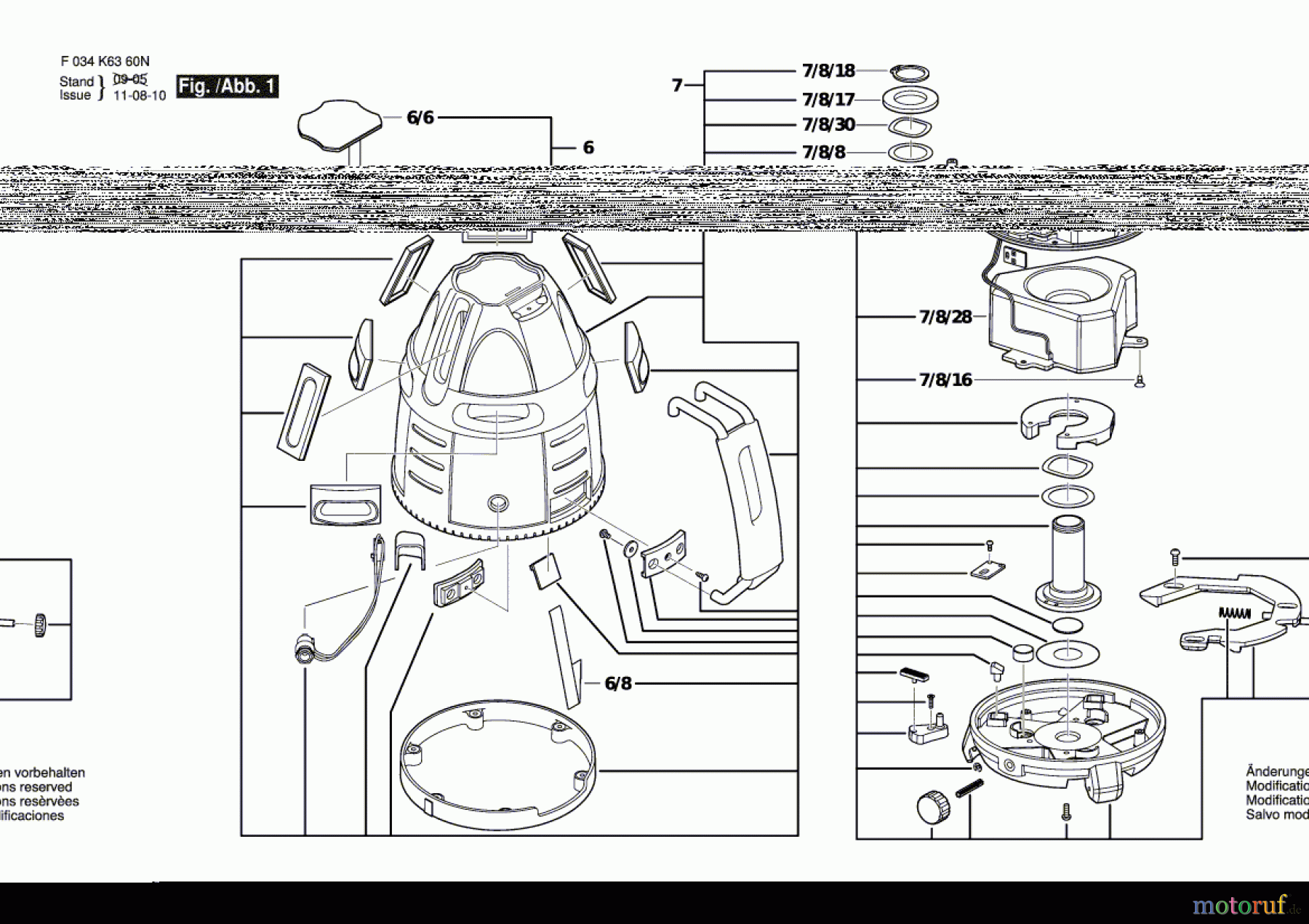  Bosch Gartengeräte Attrappe MLL08 Seite 1
