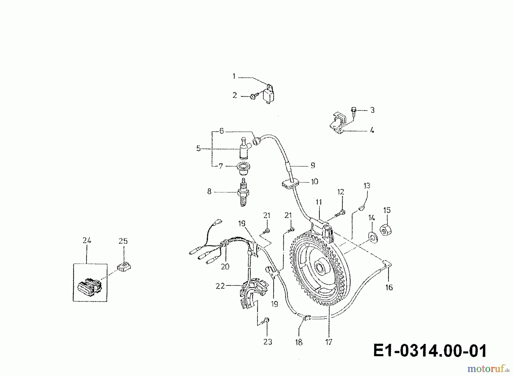 Gutbrod Einachser G 750 00026.03 (1990) Zündung