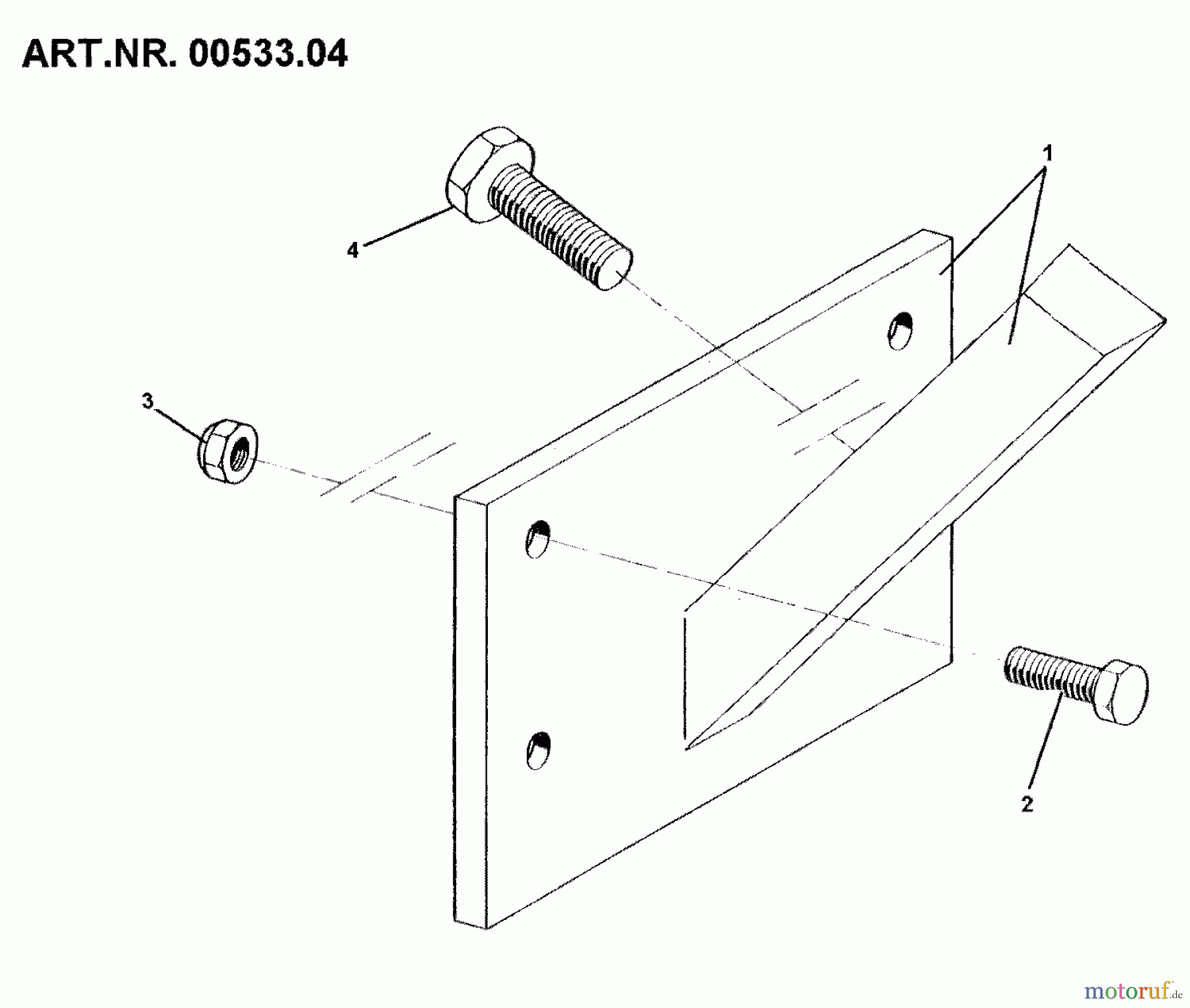 MTD Zubehör Zubehör Einachser Frontgewichtsträger für FGP ohne Bügelaufnahme für 550, 650 00533.04 (1989) Gewichtsträger