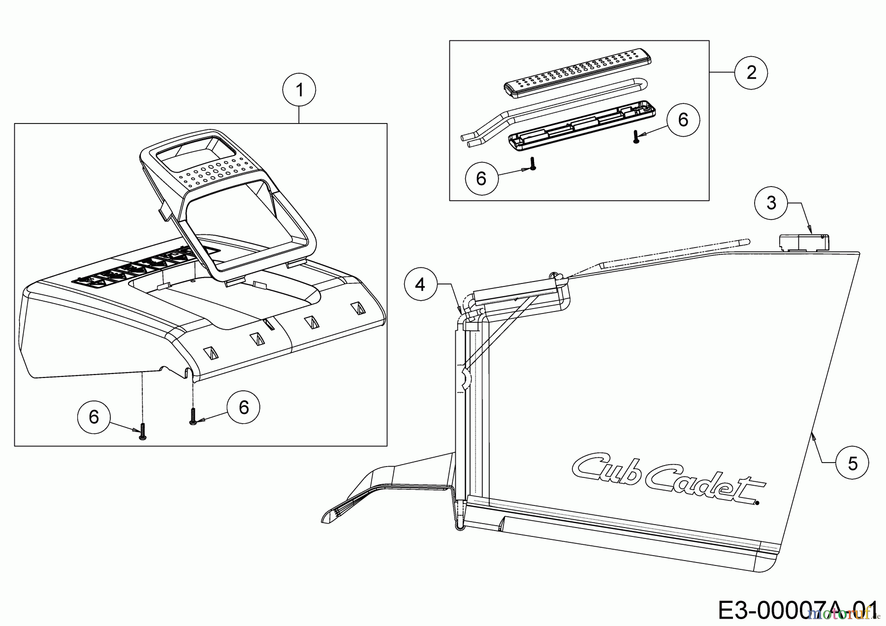 Cub Cadet Motormäher mit Antrieb XM2 DR46 12AQYADQ603 (2018) Grasfangsack, Heckklappe