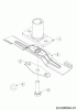 WOLF-Garten Expert Expert 46 B P 11A-YA5E650 (2018) Ersatzteile Messer, Messeraufnahme