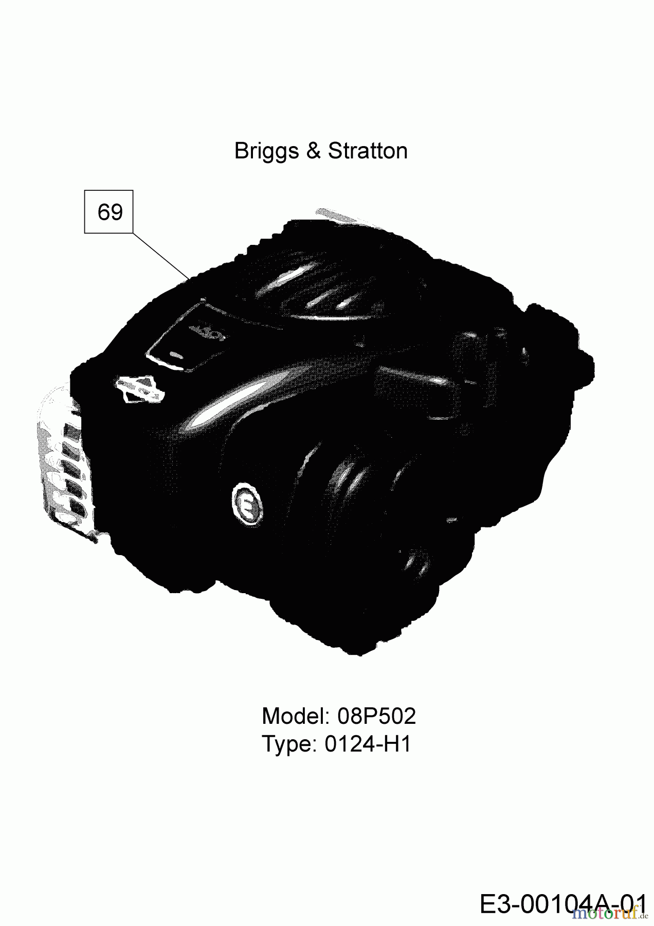 MTD Motormäher P 46 B 11A-TABG600 (2018) Motor Briggs & Stratton
