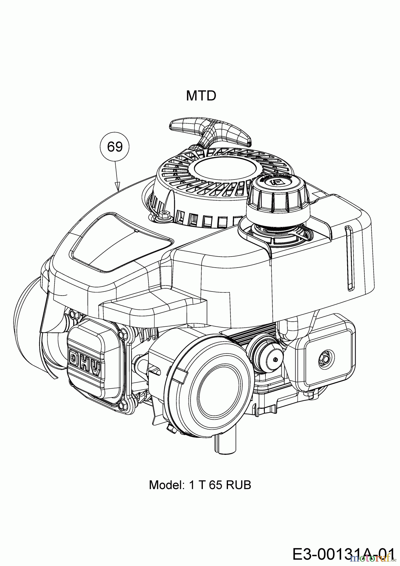 MTD Motormäher Y 650 PM 11A-B1S5329 (2018) Motor MTD