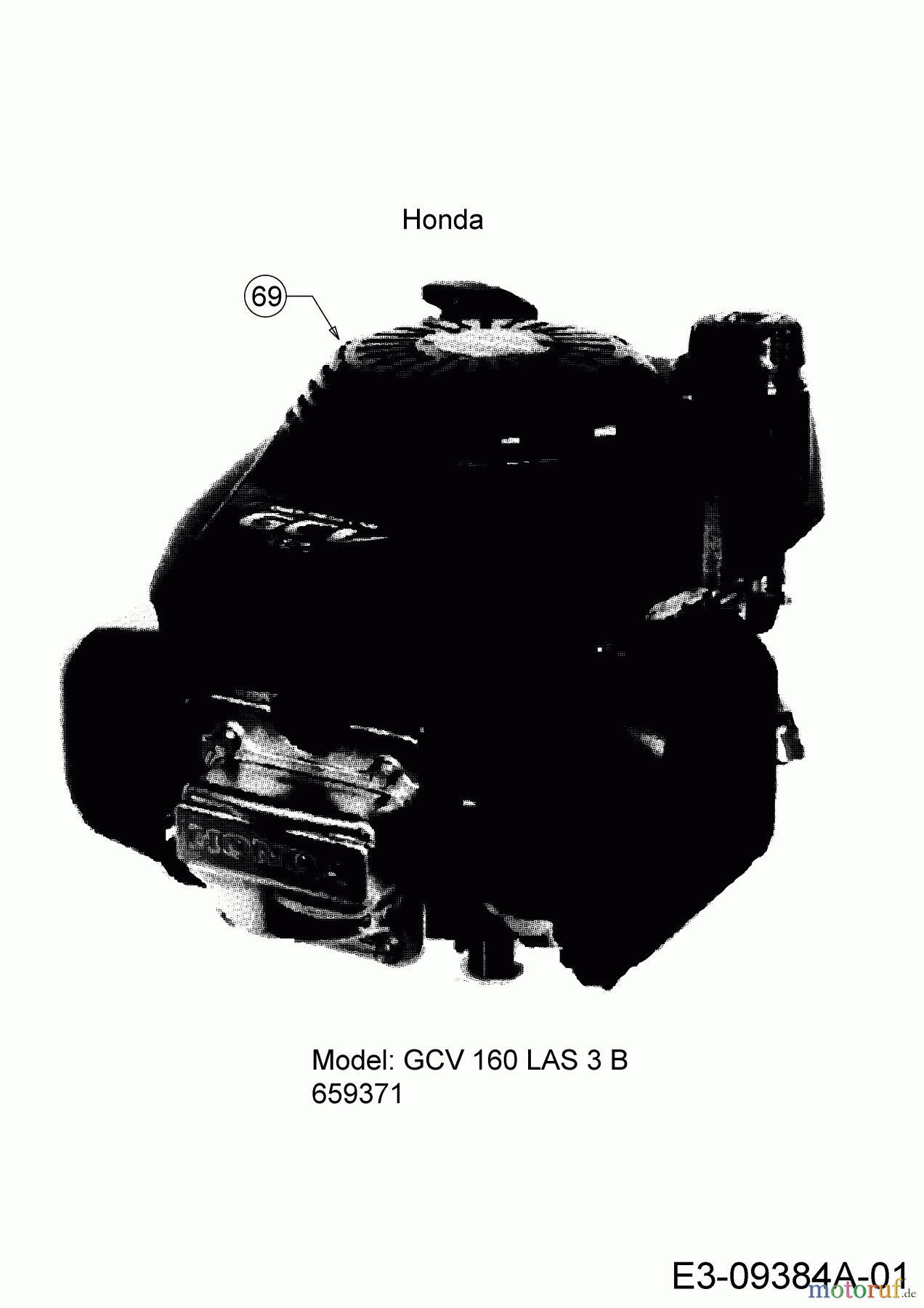  Troy-Bilt Motormäher TB 130 XP 11A-B2RQ711  (2018) Motor Honda