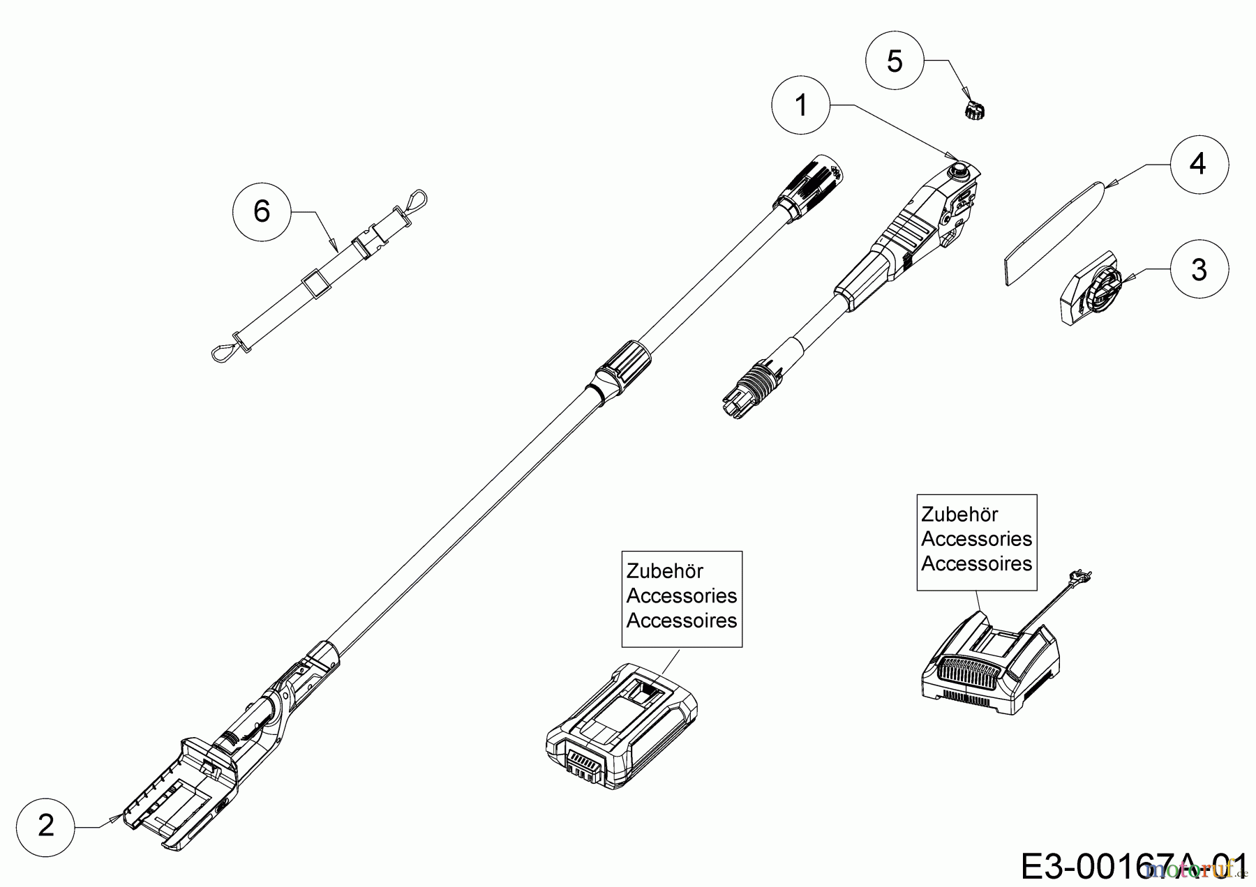 MTD Akkukettensägen TPS40-298 41AI0-QO600 (2018) Grundgerät