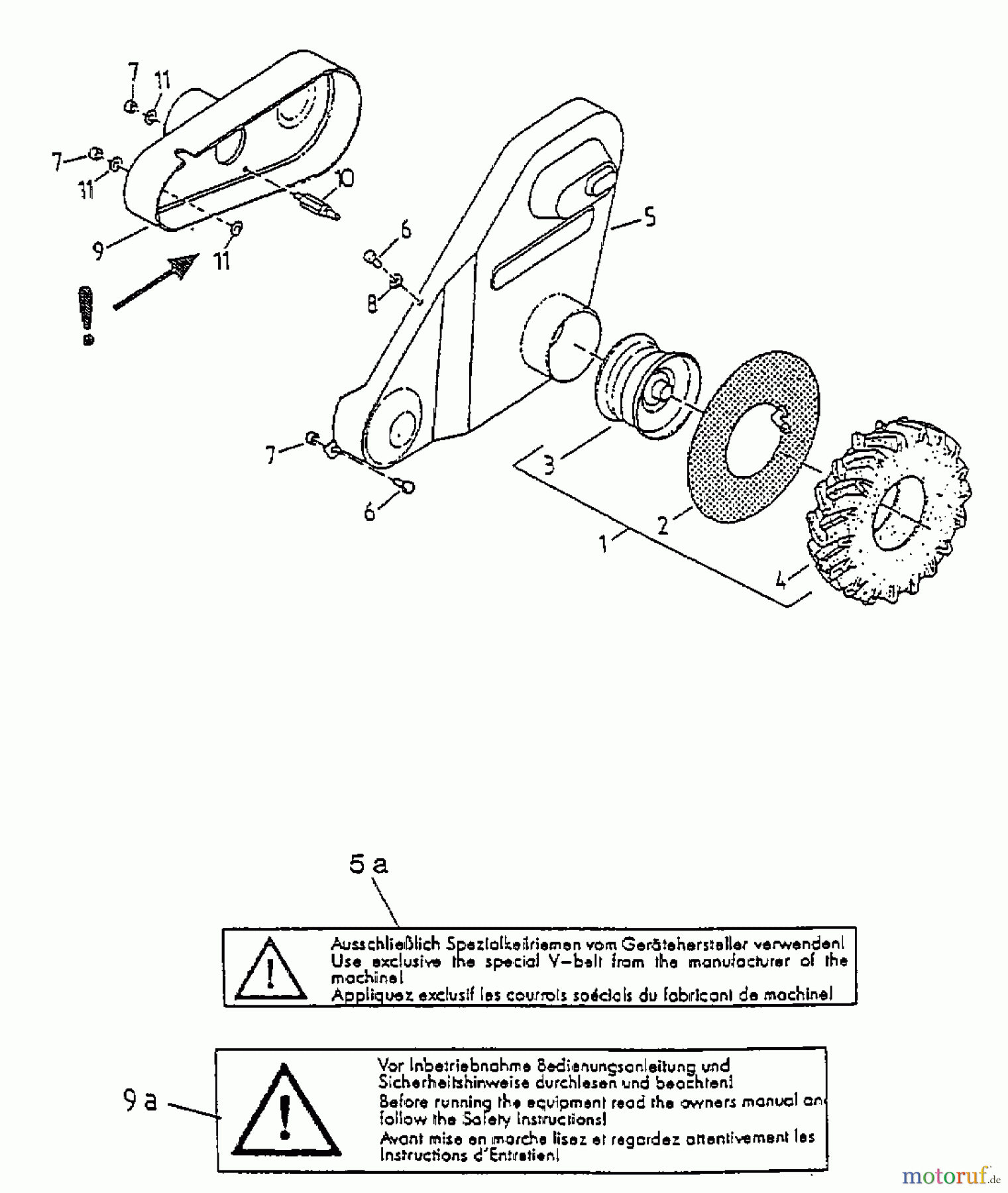  Gutbrod Balkenmäher BM 91 17A-091-604  (1999) Räder