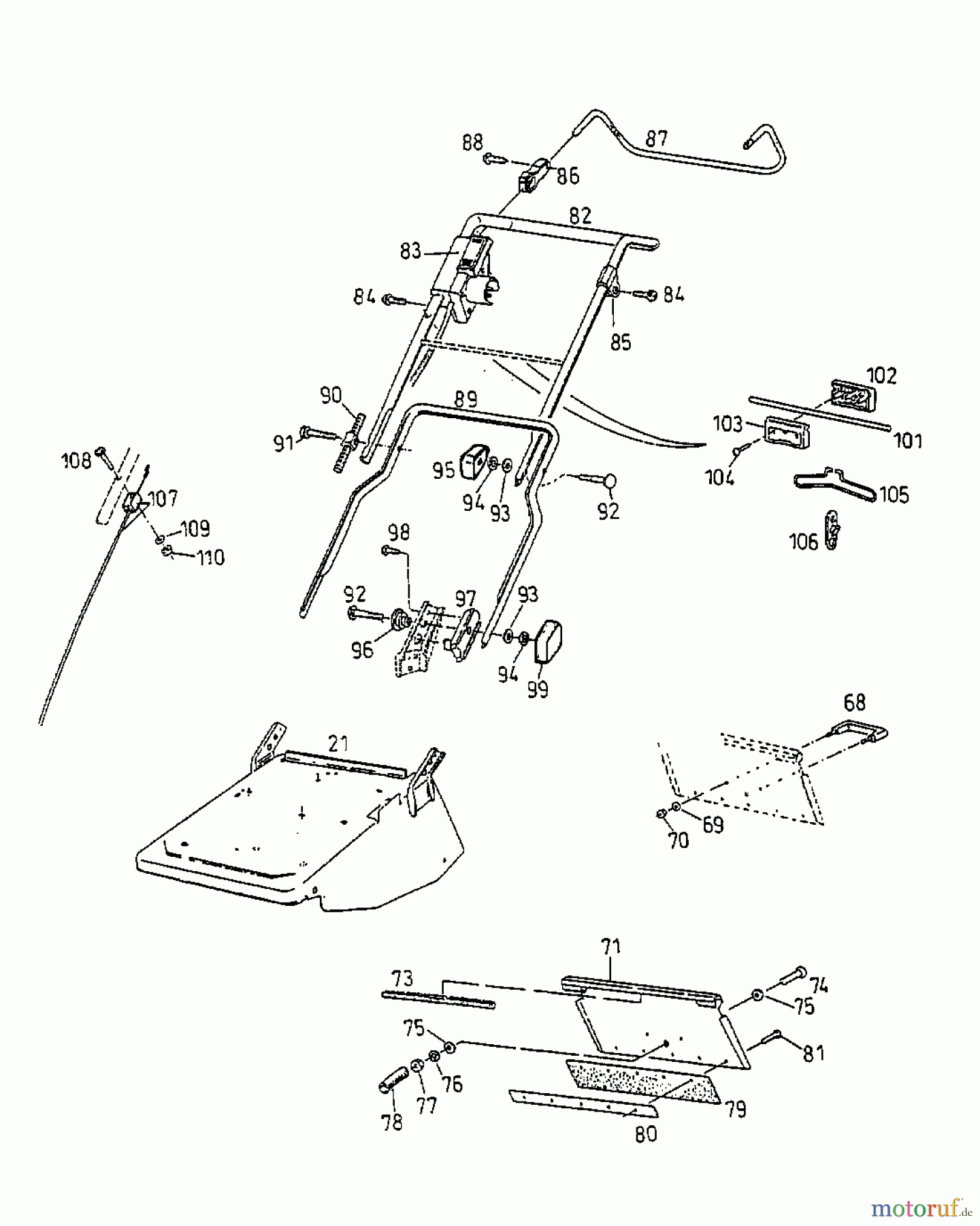  Gutbrod Elektrovertikutierer VE 38 16AEG0G-604  (1998) Holm