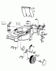 MTD B 45 R 12A-T01Y600 (1998) Ersatzteile Höhenverstellung, Räder vorne