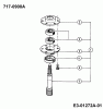 Walmart B 12 136H451E352 (1996) Ersatzteile Messerspindel 717-0900A