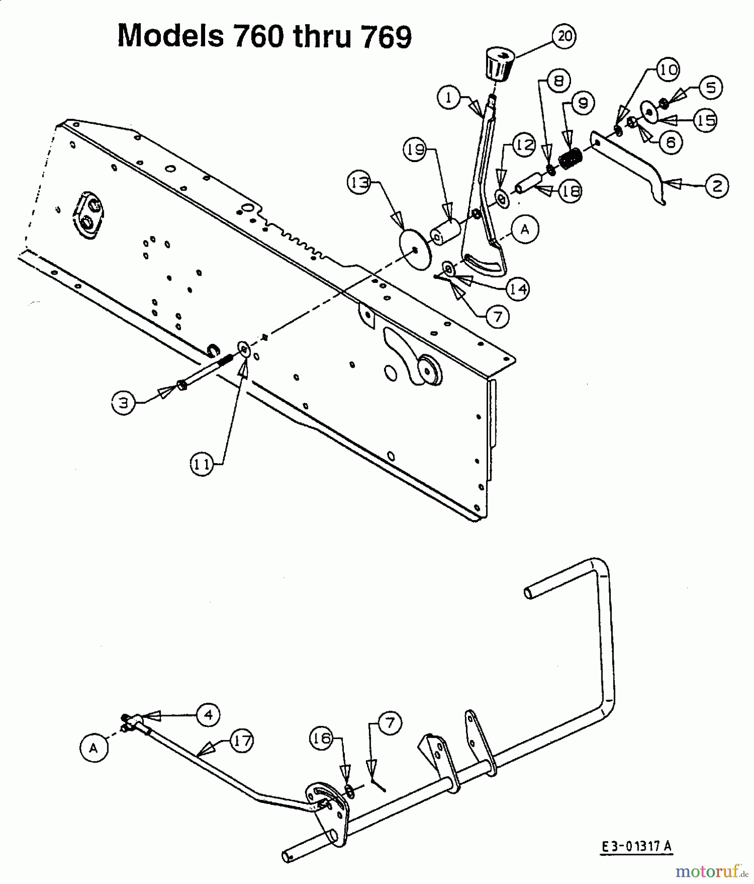 Harry Rasentraktoren 131 B 13 13DA763N662 (2000) Geschwindigkeitsregelung
