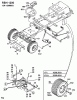 Cub Cadet RBH 1200 13A-120M603 (2000) Ersatzteile Lenkung, Räder hinten, Rahmen
