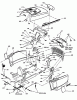 Cub Cadet RBH 1200 13A-120M603 (2000) Ersatzteile Armaturenbrett, Motorhaube, Sitzwanne