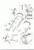 Yard-Man YM 5521 A 12A-Q38X643 (2000) Ersatzteile Grasfangsack, Holm