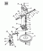 Lawnflite 384 SP 12B-698C611 (2000) Ersatzteile Getriebe