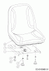 Troy-Bilt Colt XP 42 17ARCACS309 (2015) Ersatzteile Sitz