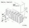 Cub Cadet Wide Cut 12B-753B603 (2004) Ersatzteile Hitzeschutz