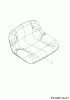 Gardens Best RH 115/76 13DH452C610 (2005) Ersatzteile Sitz mit niedriger Rückenlehne (228mm)