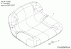 Bolens BL 180/105 H 13A3495N684 (2008) Ersatzteile Sitz