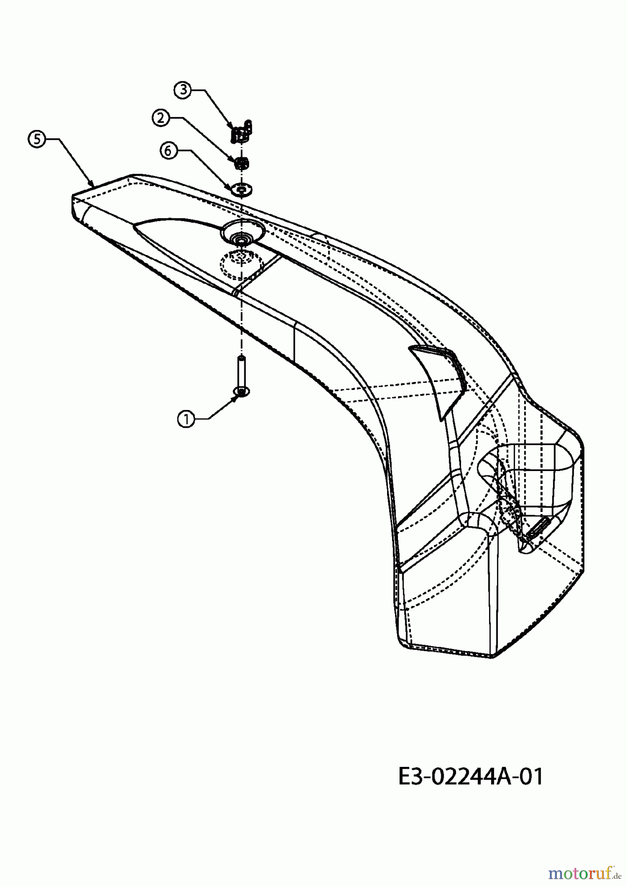 Gutbrod Rasentraktoren GLX 117 SAL 13AU606H690 (2003) Mulchstopfen