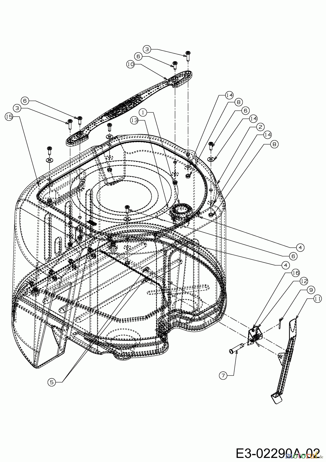  Gutbrod Rasentraktoren SC Edition 13B-334-690  (2011) Grasfangkorb