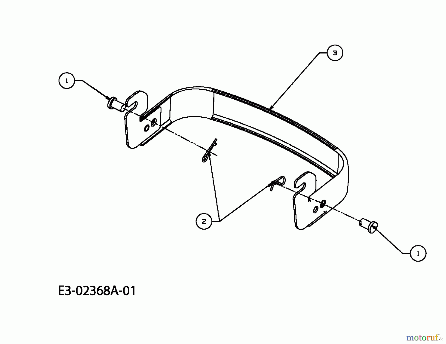 Cub Cadet Rasentraktoren CC 1023 RD 13AP51CJ603  (2005) Stoßstange