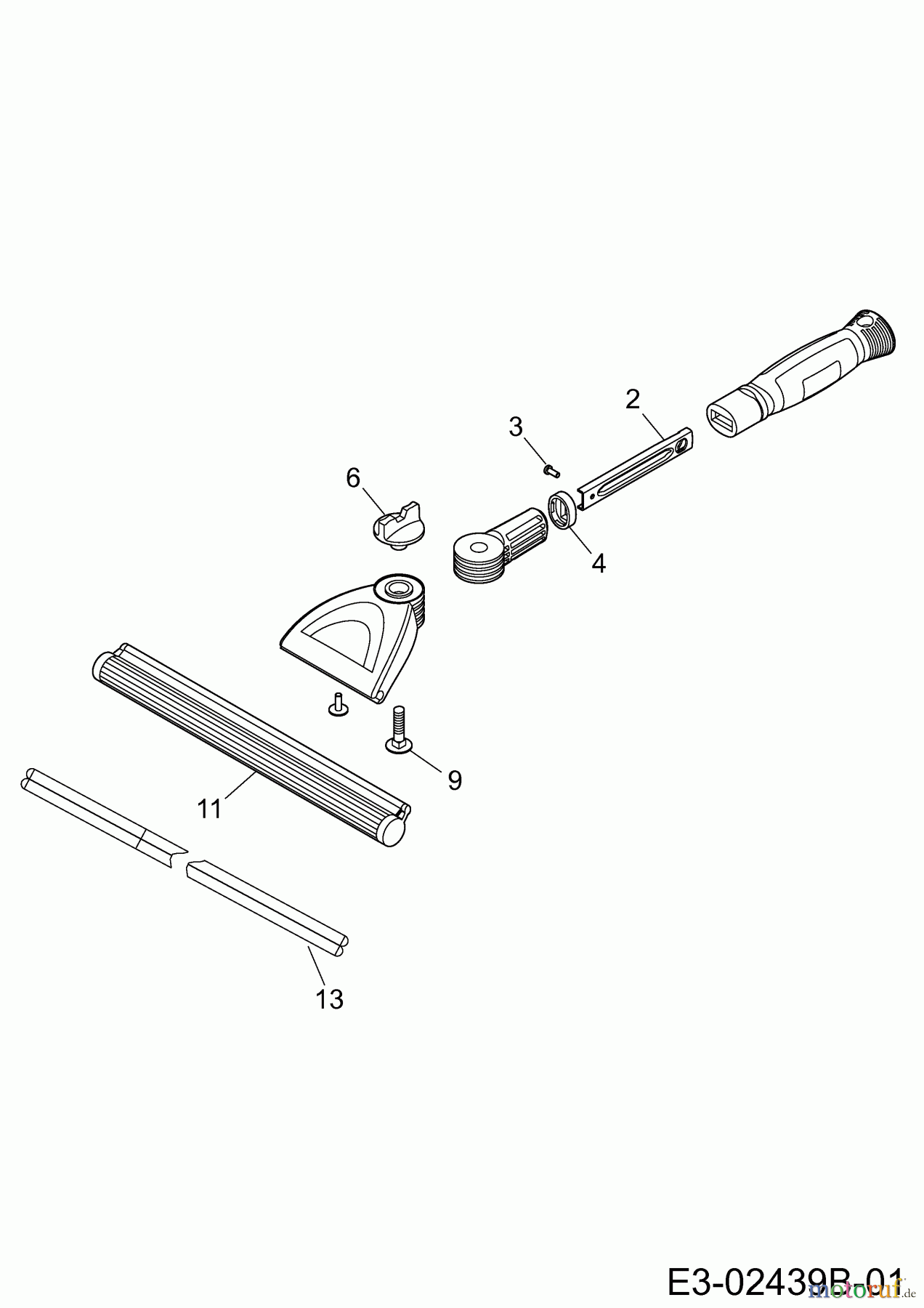  Wolf-Garten MultiStar multi-star® - Reinigungsgeräte EW-M (Fensterwischer) 3908000  (2014) Grundgerät