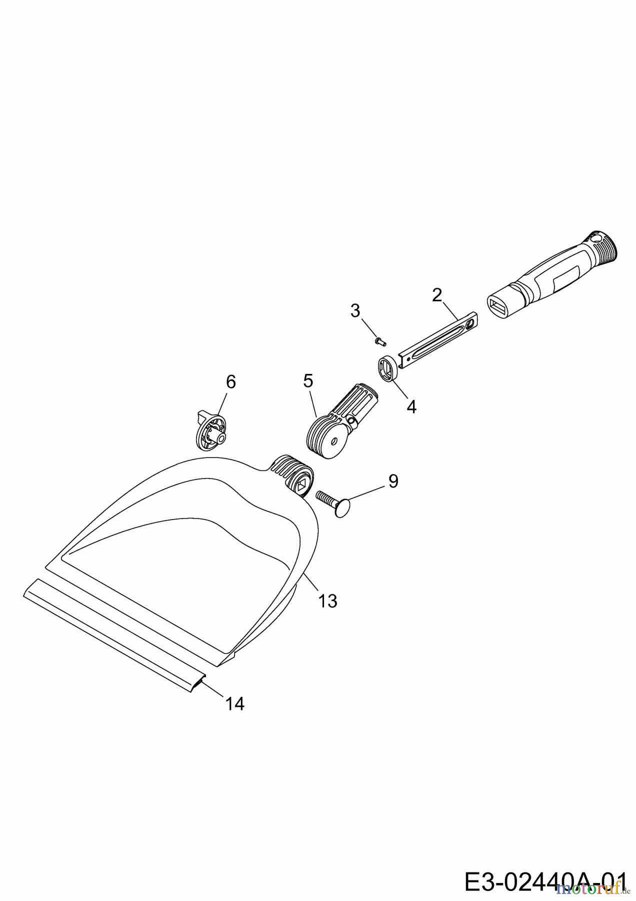  Wolf-Garten MultiStar multi-star® - Reinigungsgeräte BK-M (Kehrschaufel) 3912000  (2006) Grundgerät