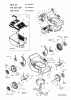 Gutbrod HB 45 RL 12D-T28R690 (2005) Ersatzteile Grasfangkorb, Höhenverstellung, Messer, Räder