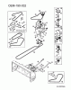 MTD Zubehör Schneefräsen für 600 Serie (RT-99) OEM-190-032 (2006) Ersatzteile Fräsantrieb
