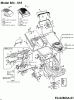 MTD GE 48 X 116-604A678 (1996) Ersatzteile Grasfangsack, Holm, Messer, Motor