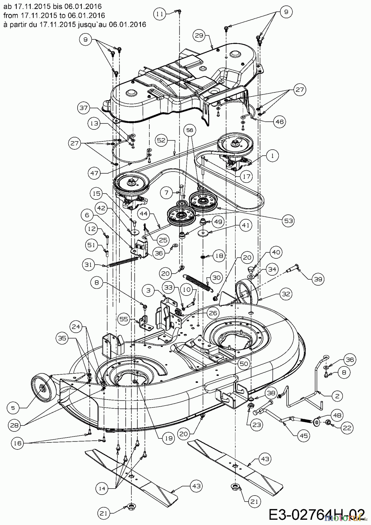  Tigara Rasentraktoren TG 19/107 H 13HJ79KG649  (2017) Mähwerk G (42