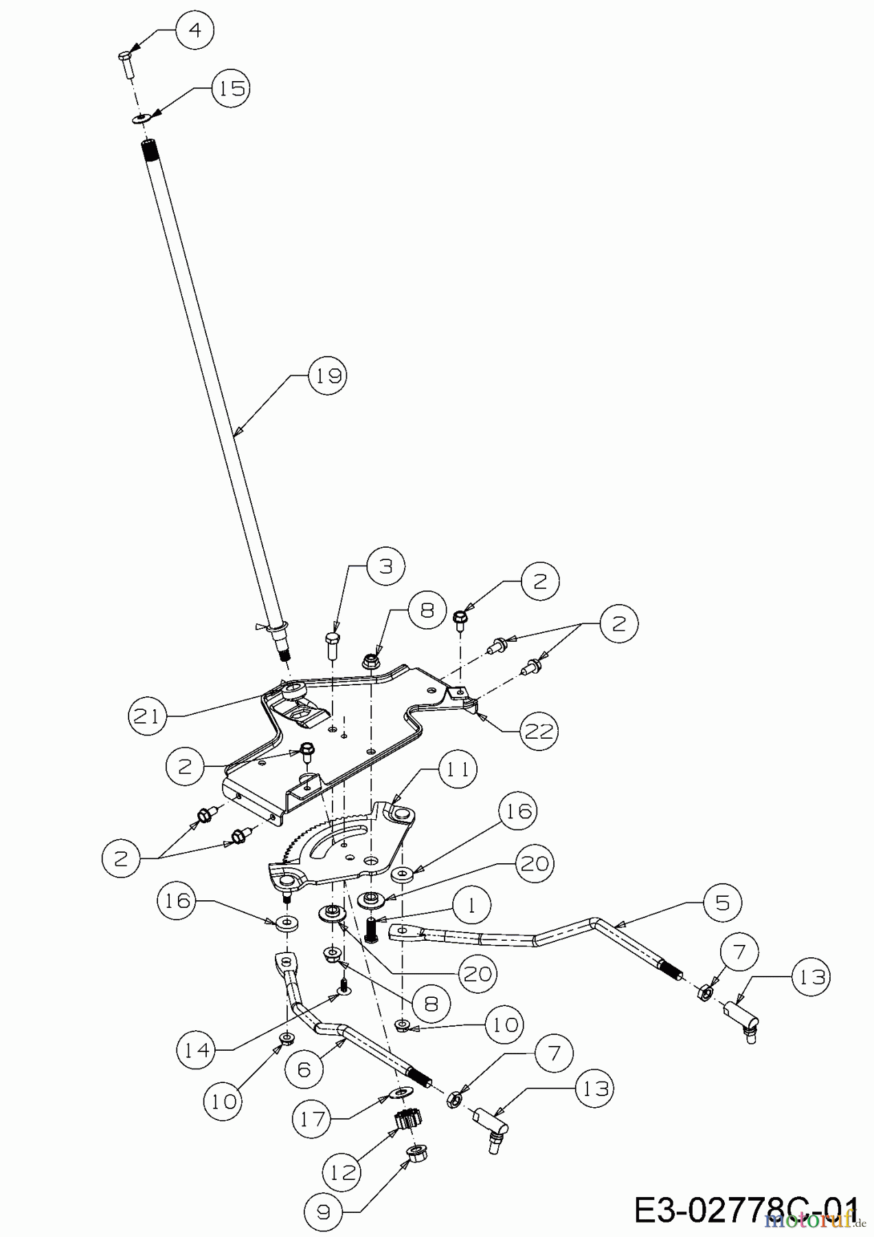  Cub Cadet Rasentraktoren CC 919 HG 13HJ93AG603  (2016) Lenkung
