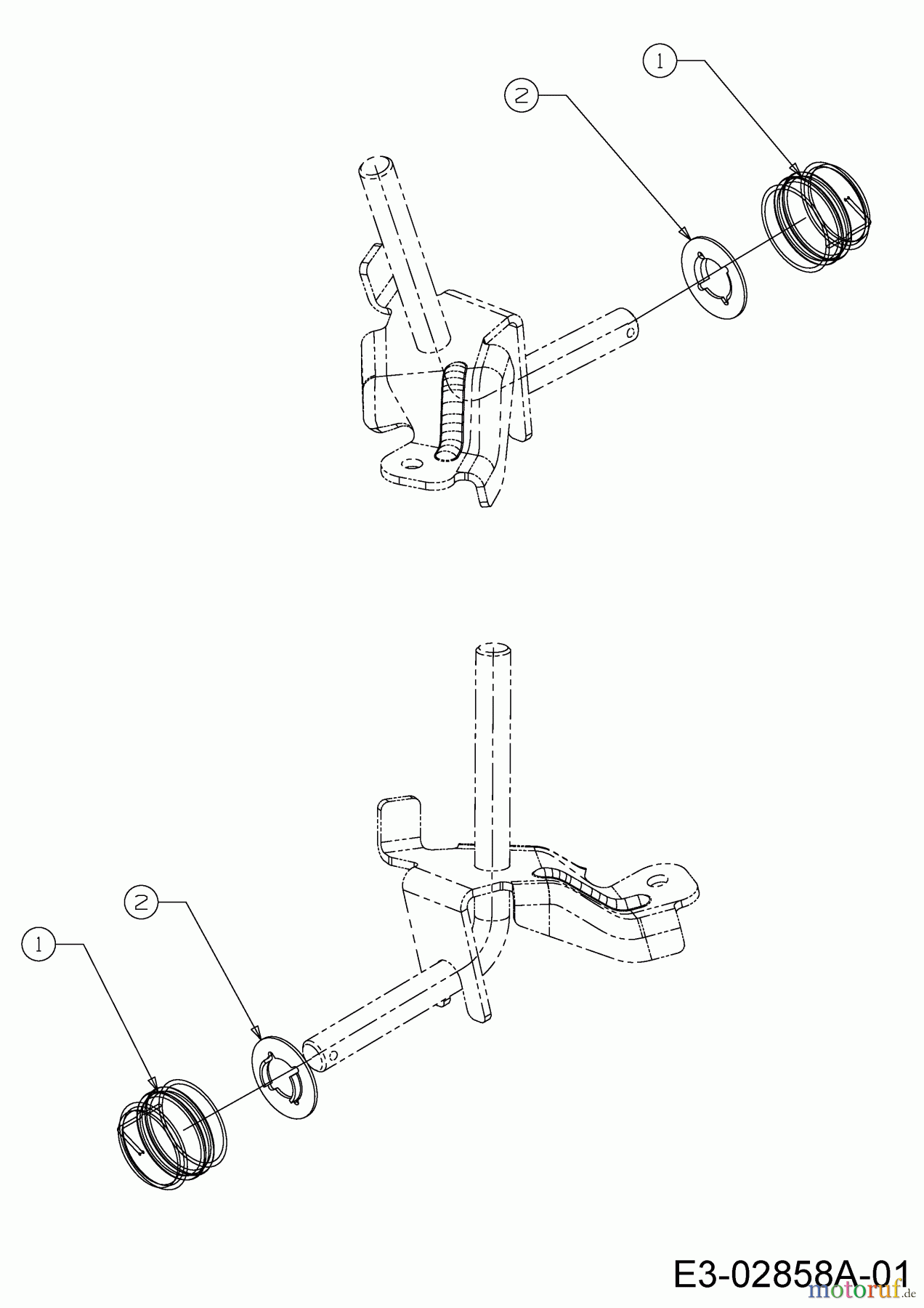 Troy-Bilt Gartentraktoren TB 2654 14AR94KK066 (2015) Radkappen