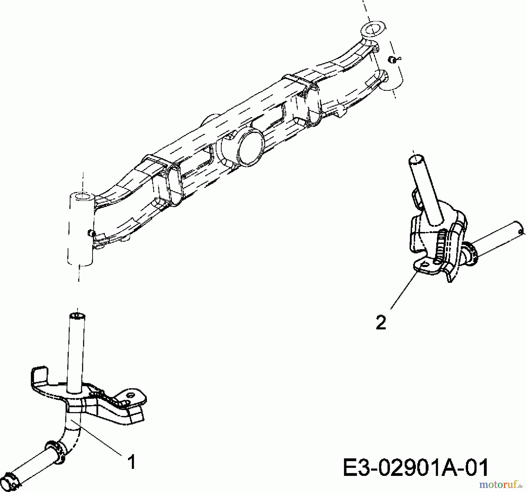 Gutbrod Rasentraktoren DLX 96 SA 13AV606F690  (2008) Achsschenkel