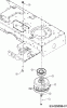 Yard-Man AP 6200 13AP604P643 (2007) Ersatzteile Elektromagnetkupplung, Motorkeilriemenscheibe