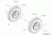 MTD T/450 21AB454B678 (2014) Ersatzteile Räder